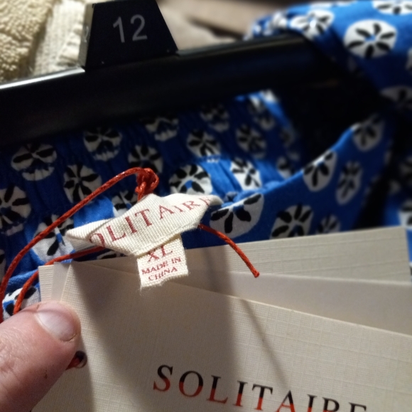 SOLITAIRE LONG LAIRED RUFFLE HIGH LOW SKIRT SIZE XL. WITH TAG. NEVER WORN. - Picture 14 of 14